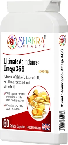 Vista 3 de Ultimate Abundance: Omega 3-6-9 El suplemento completo de aceite de pescado - Espiritualidad, ciencia y suplementos por Shakra Health