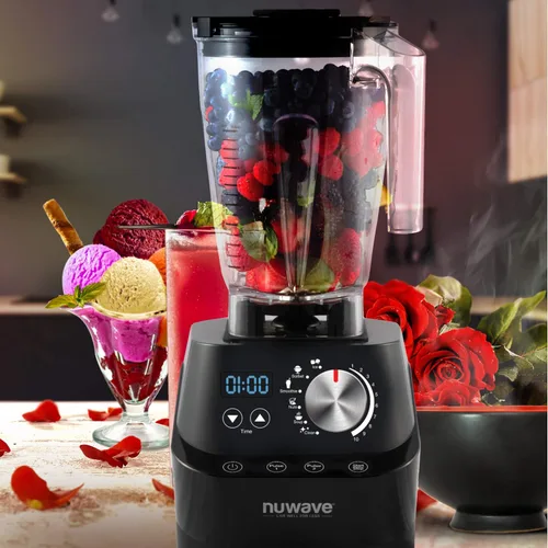 Vista 8 de Nuwave Licuadora comercial Moxie, licuadora de batidos al vacío con motor