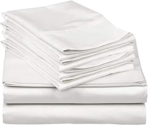 Vista 48 de Mattress-Homes Juego de sábanas de 4 piezas ultra lujosas 100% algodón suave de fibra larga de 16 pulgadas de profundidad, tamaño individual lavable