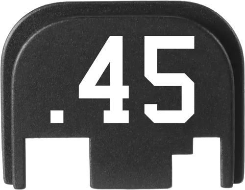Vista 20 de NDZ Performance Gen 1-4 Rear Slide Cover Plate for Glock 9mm .40 .357 .45 Laser Engraved Popular Images in Black Aluminum - Choose Image