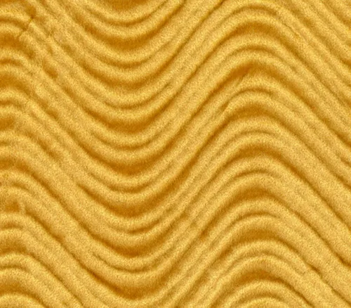 Vista 16 de The Yard - Remolino flocado de tela de terciopelo de 58 pulgadas de ancho (amarillo)