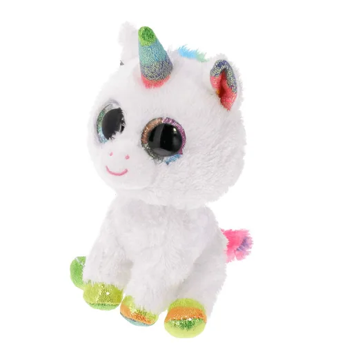 Vista 2 de Ty 2007520 Atlas Fox Beanie Boo Animal de Peluche, Multicolor, 15 cm