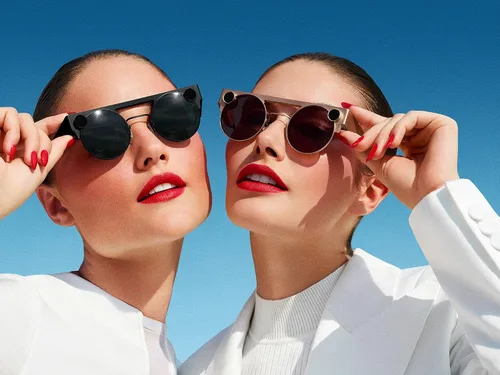 Vista 5 de Spectacles 3 - Gafas de cámara 3D, hechas por Snapchat (cámara de acción HD de 60 fps)