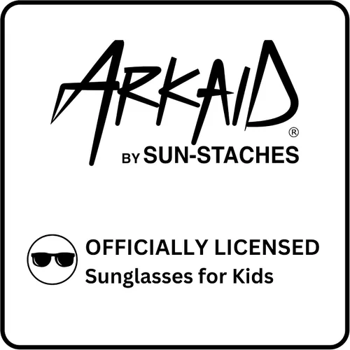 Vista 5 de Sun-Staches Arkaid - Gafas de sol oficiales de Paw Patrol para niños, envoltura deportiva blanca y azul Chase UV 400 Talla única para la mayoría