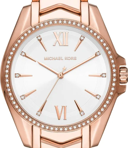 Vista 4 de Michael Kors Whitney - Reloj de acero inoxidable con detalles ostentosos