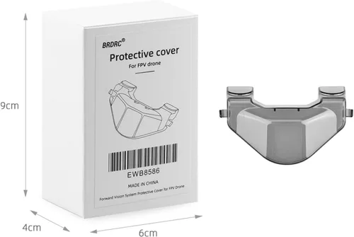 Vista 7 de Cubierta protectora visual para DJI FPV Combo Drone Lens Down-View Cubierta integrada Sensor de evitación de obstáculos Accesorio de tapa de polvo