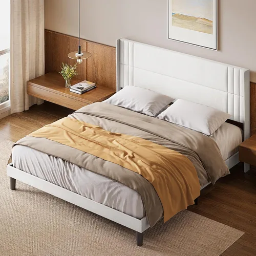 Vista 14 de Gizoon Base de cama matrimonial con cabecera con respaldo de ala, cama
