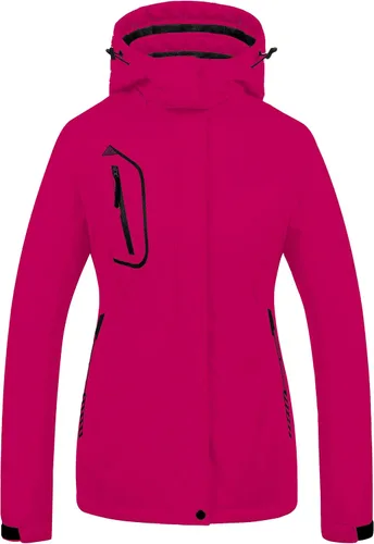 Vista 10 de CREATMO US Chaqueta de Esquí Impermeable de Montaña para Mujeres Resistente al Viento Chaqueta de Snowboard Abrigo Cálido de Invierno Impermeable
