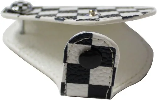 Vista 6 de iJDMTOY Funda para llavero con diseño a cuadros y negro y blanco compatible con Mini Cooper R55 R56 R57 R58 R59 R60 R61 F55 F56