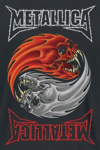 Vista 3 de Metallica Camiseta 'Yin Yang' (negro)