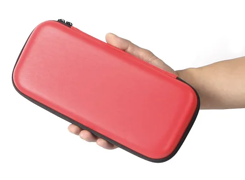 Vista 6 de Tienda Basics Carrying Case for Nintendo Switch and Accessories - 10 x 2 x 5 Inches, Red