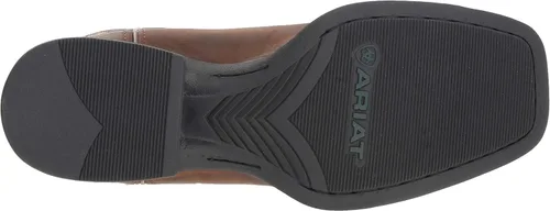 Vista 4 de Ariat Sport Rustler Western Boots - Botas vaqueras de cuero para hombre, Marrón desteñido