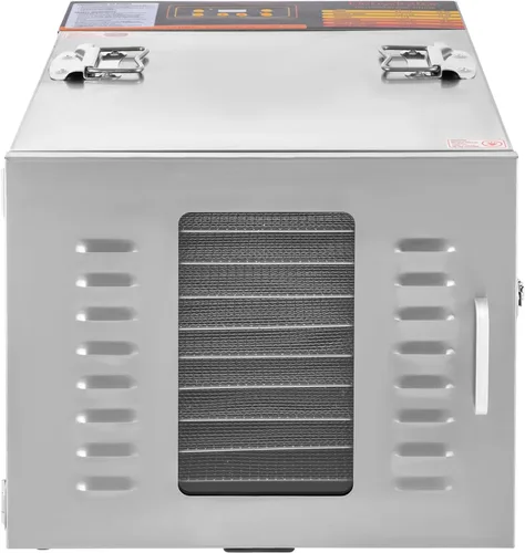 Vista 4 de Deshidratador de alimentos para cecina, máquina deshidratadora eléctrica de alimentos, secadora deshidratada de 1000 W, gran espacio de secado, 10