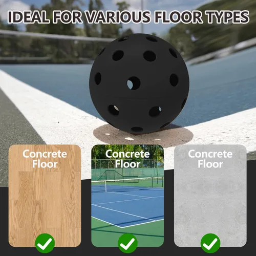 Vista 7 de Paquete de 6 pelotas de pickleball deportivas para exteriores - 40 pelotas de pickleball - Bolas de pickleball de EE. UU. aprobadas por USAPA