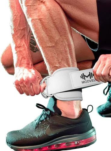 Vista 22 de Modvel Gym Ankle Strap for Cable Machines – Glute & Leg Kickback Ankle Straps for Gym Workouts – Adjustable, Padded Support for Strength Training