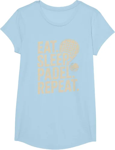 Vista 15 de Camiseta Eat Sleep Padel Repeat Padel Jugador de Tenis