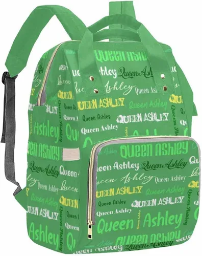 Vista 15 de Artsadd Bolsos para pañales personalizados con nombre, mochila monograma, regalos para baby shower, pattern 01, Tamaño único, Mochilas Daypack