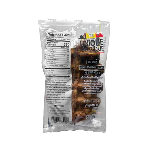 Vista 2 de Auténticos waffles belgas de Lieja de azúcar de perlas importados (con chispas de chocolate, [4 waffles] de 3.17 oz) (3.17 oz, 4, unidades)