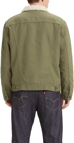 Vista 2 de Levi's - Chaqueta de sherpa estilo camionero para hombre (también disponible en tallas Big y Tall)