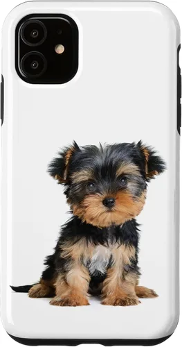Vista 8 de Yorkie Puppy Portrait Cute Yorkshire Terrier Dog Lover - Carcasa para iPhone 17