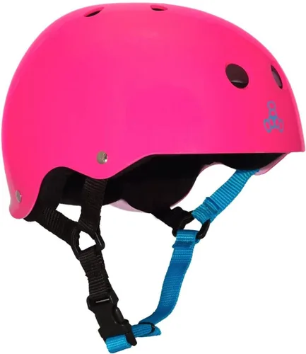 Vista 8 de Triple Ocho de goma multiimpacto patín Hardhat con forro de sudor Carbon Matte