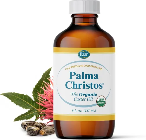 Vista 15 de Palma Christos Roll-On, aceite de ricino orgánico 3 oz