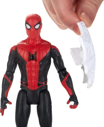 Vista 5 de Spider-Man: Far from Home Web Shield - Figura de acción de héroe a escala de 6 pulgadas, a partir de 4 años