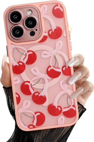 Vista 24 de Compatible con el teléfono 13 Pro - Funda magnética mate translúcida, de lujo, a prueba de golpes, magnética y con bonito patrón de flores, carcasa