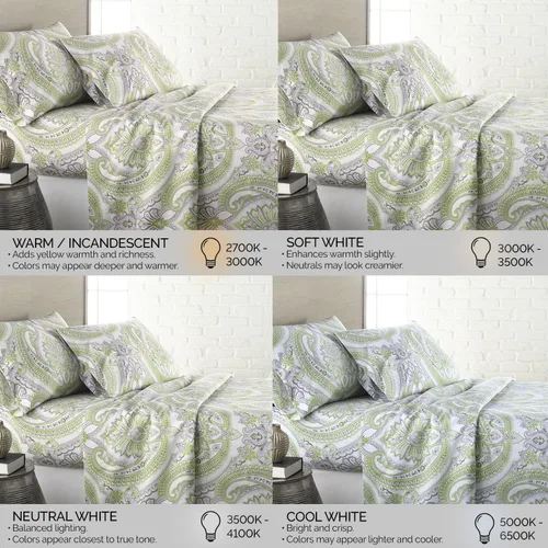 Vista 274 de Southshore Fine Living, Inc. Colección Winter Brush, juego de sábanas de 3 piezas para cama individual, sábana bajera con bolsillo profundo de 14