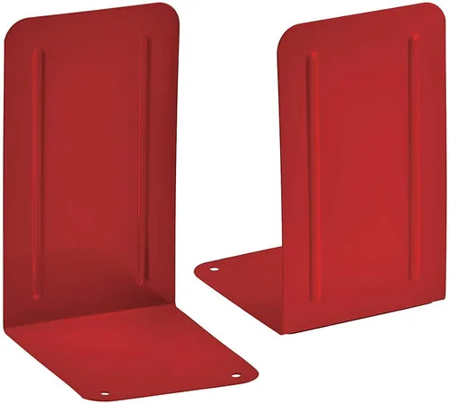 Vista 10 de Acrimet Sujetalibros para estantes, soporte antideslizante para libros, tapón resistente para libros, almacenamiento de extremos de libros de metal