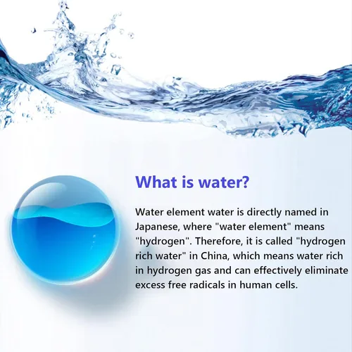 Vista 3 de Hydrogen Water Bottle Generator - 2024 New Upgrated Hydrogen Water Bottle with New Pem SPE Technology, Portable Rechargeable Hydrogen Water Machine