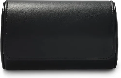 Vista 9 de Funda de viaje para reloj de 2 ranuras, rollo de piel sintética con almohadas extraíbles