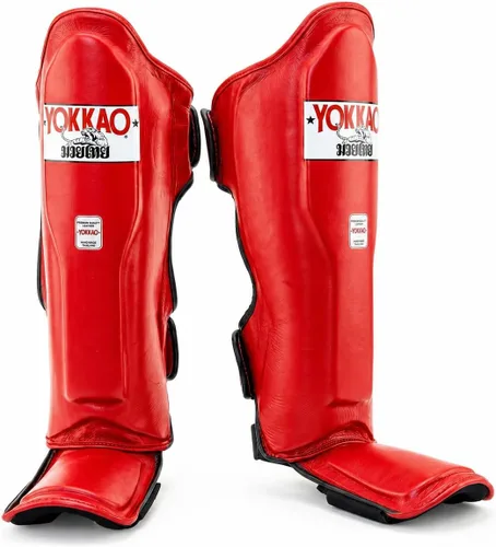 Vista 13 de YOKKAO Espinilleras Matrix Muay Thai Kickboxing MMA con rodilleras