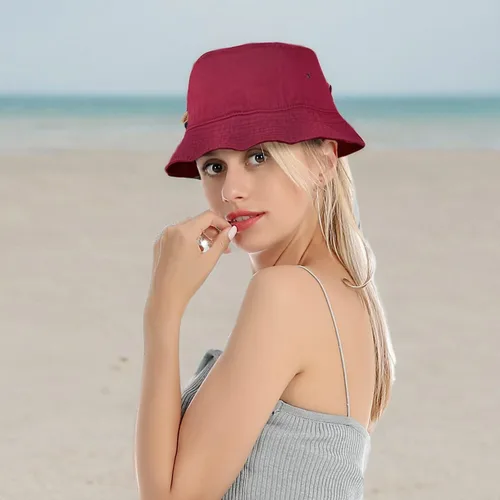 Vista 68 de Falari - Sombrero de algodón unisex para hombre y mujer