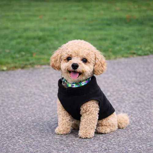 Vista 6 de JACKO & CO - Chaleco de forro polar para perro con anillo de correa - Suéter suave, cálido y ligero para perros pequeños y medianos, cachorros