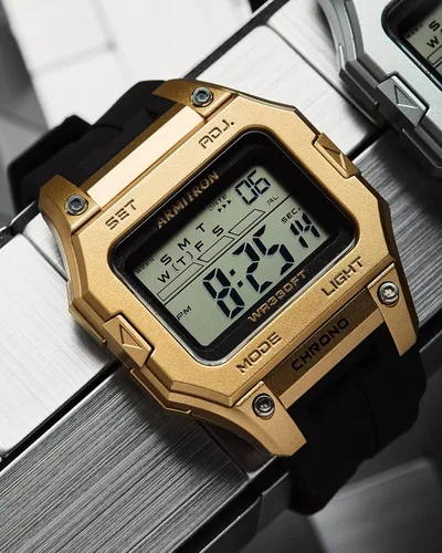 Vista 4 de Armitron Reloj deportivo con cronógrafo digital para hombre, correa de resina, 40/8460