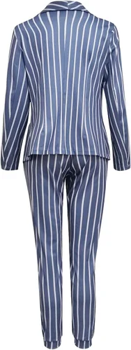 Vista 5 de Chaqueta delgada casual para mujer, chaqueta delgada de manga larga, chaqueta de oficina, pantalones de negocios, trajes de exterior, traje