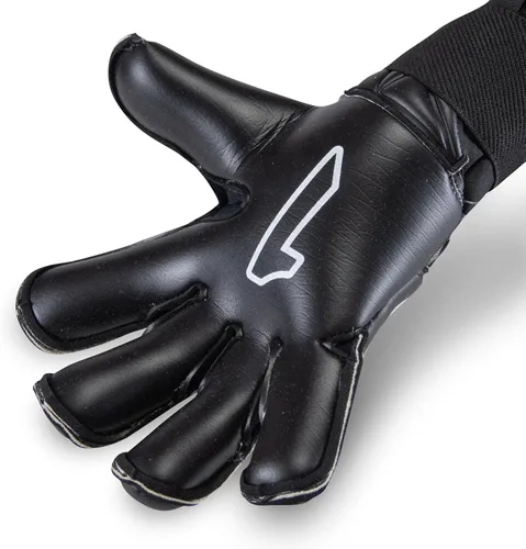 Vista 4 de Guantes Rinat SantoLoco PRO: Agarre de Látex AXG, Corte Ergoroll, Parte Trasera Acolchada, Cierre Ajustable de Rendimiento Élite Todo Clima. Negro
