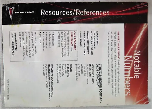 Vista 4 de 2008 Pontiac G-5 Owners Manual