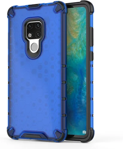 Vista 183 de Pzwoxukhov Funda compatible con Huawei Nova 3i, compatible con Huawei P Smart+ 2018 Honeycomb Anti-Drop Shock-Absorbing Case Negro