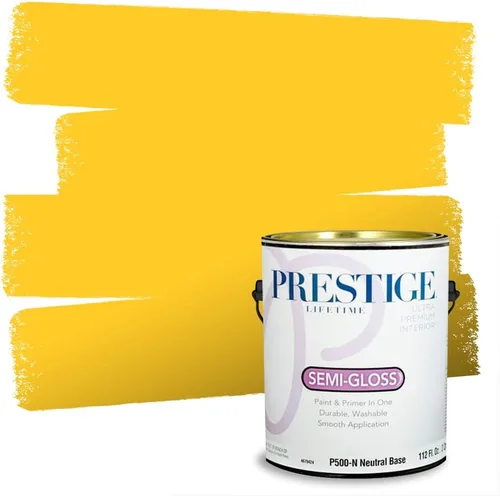 Vista 88 de PRESTIGE Pinturas de pintura exterior e imprimación en uno, 1 galón, plano, combinación comparable de Benjamin Moore* Pila de heno
