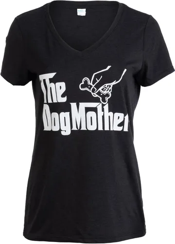 Vista 34 de The Dogmother Divertida camiseta con cuello en V para mujer, con cuello en V (italiano) Greyhound
