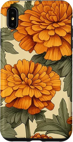 Vista 11 de Watercolor Marigold Flower Case for iPhone 16