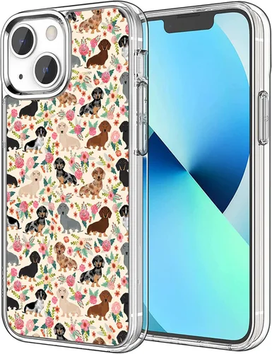 Vista 8 de Funda compatible con iPhone 11, funda estética colorida de acuarela floral para iPhone, a prueba de golpes, funda protectora de TPU suave