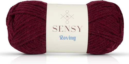 Vista 86 de Sensy Roving - Ovillo de lana multicolor, 3.5 onzas, 132 yardas, calibre 5, voluminoso (otoño)