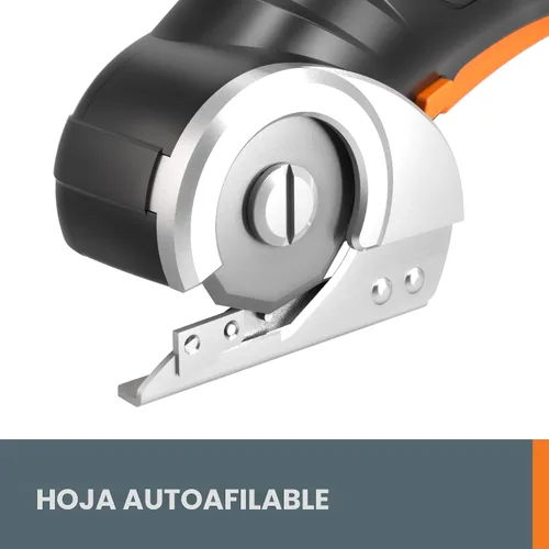 Vista 5 de Worx Zipsnip - Tijeras eléctricas inalámbricas, cortador de caja de cartón recargable, tijeras de tela potentes de 4 V con 2 cuchillas de seguridad