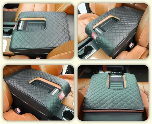 Vista 7 de CHEAYAR Kit de Cubierta para Reposabrazos de Consola Central, Cojín de Reposabrazos de Consola Automotriz Personalizado, Compatible con Toyota