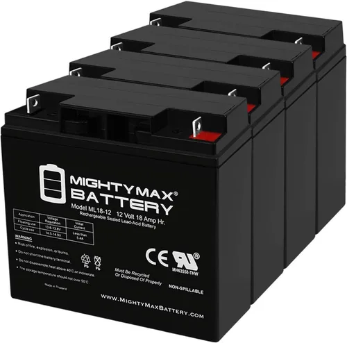 Vista 9 de Mighty Max Battery Batería de repuesto SLA de 12V 18AH para Ritar RT12180