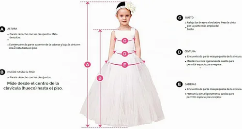 Vista 5 de Vestidos de Tul para Niñas de las Flores Princesa Boda Desfile Vestido de Gala con Lazo