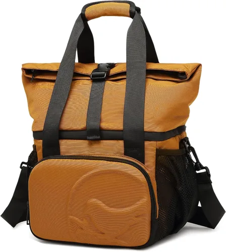 Vista 19 de SUNNY BIRD Lonchera con doble compartimento aislada para mujeres y hombres (azul aguamarina 01)
